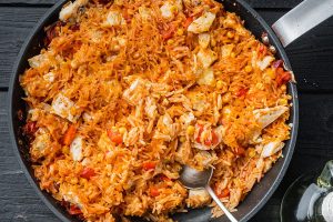 A Flavorful One-Pan Meal: Mexican Chicken and Rice Bake