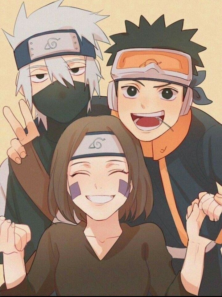 Obito Uchiha, Kakashi Hatake, Rin - Naruto Shippuden